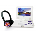 Lecteur DVD portable 7" + Casque UK - PVS 715-79CUK