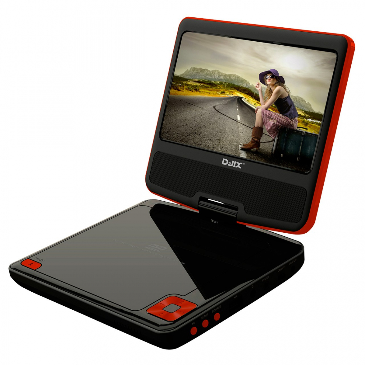 Lecteur Dvd Portable Écran Rotatif 7 - Pvs 705-73H - Produits Lecteur DVD  portable D-JIX - LOGICOM