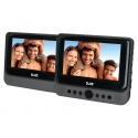 Lecteur Dvd Portable Xvid 7" + 1 Moniteur Sans Batterie