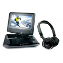 Dvd Portable 7" 705-79H + Casque Noir