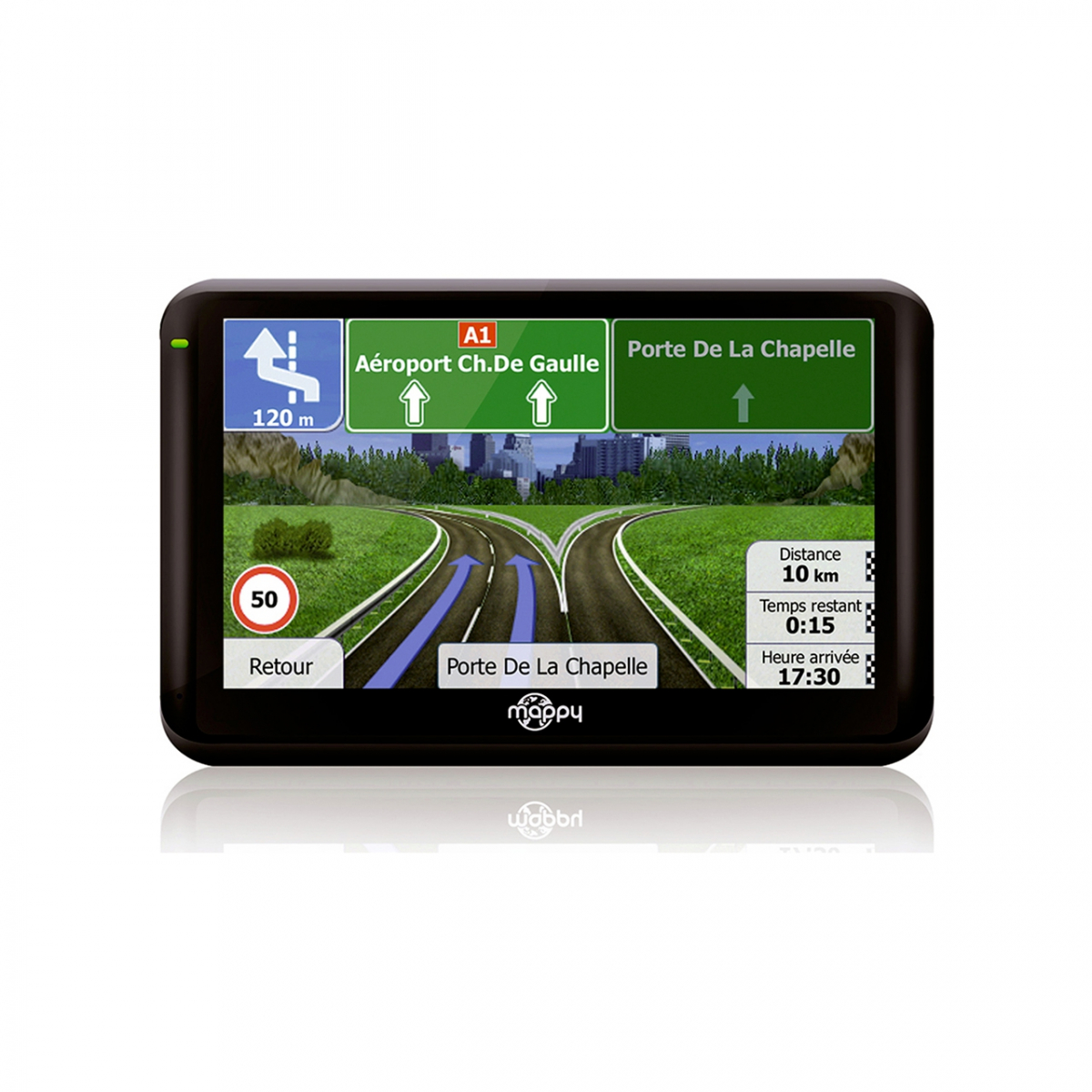 Gps 5'' Camion Europe 43 Pays - Mappy Ulti X550 Truck - Produits GPS camion  Mappy - LOGICOM