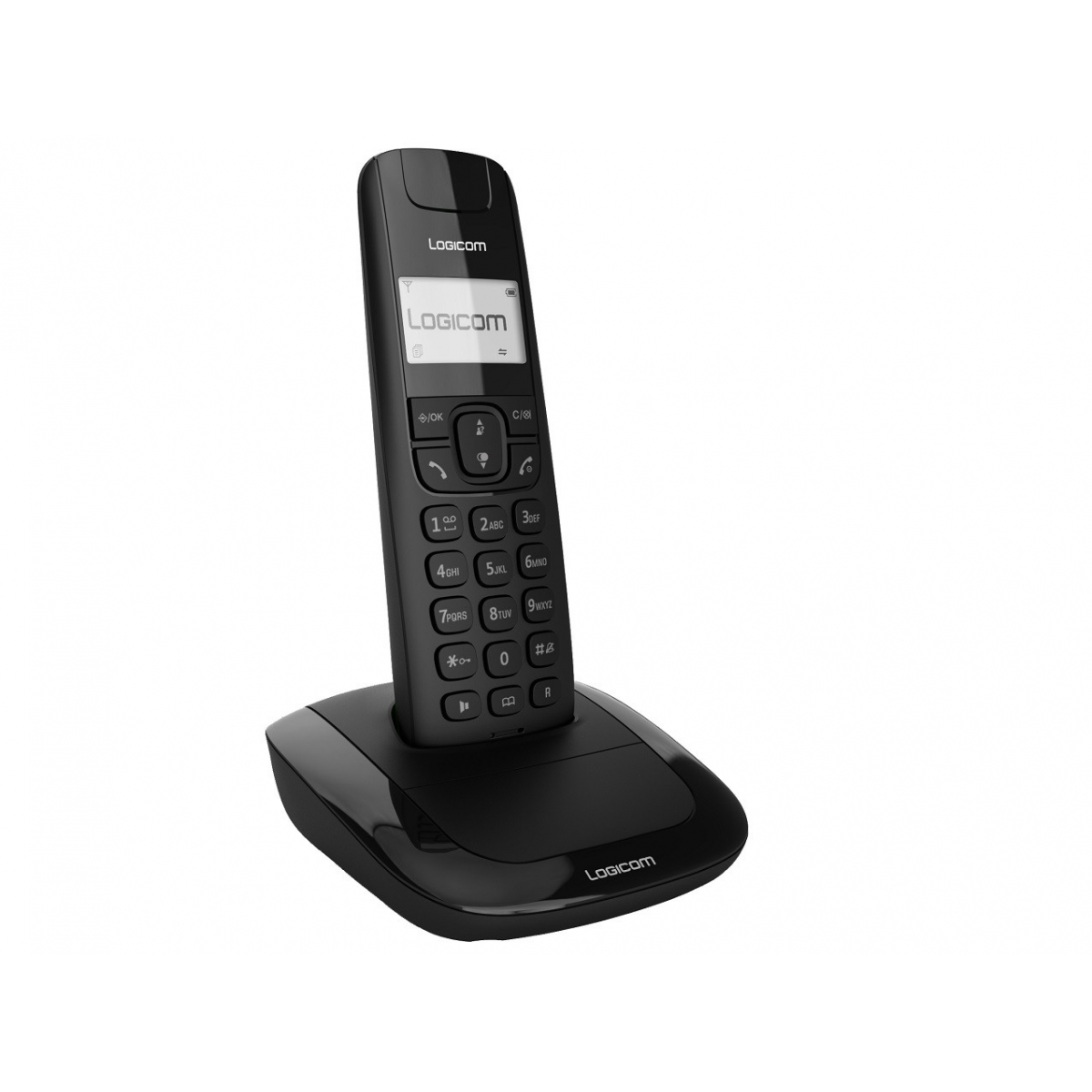 Téléphonie - Manta 150 Dect Main Libre Solo Noir - Produits Téléphonie  résidentielle Logicom