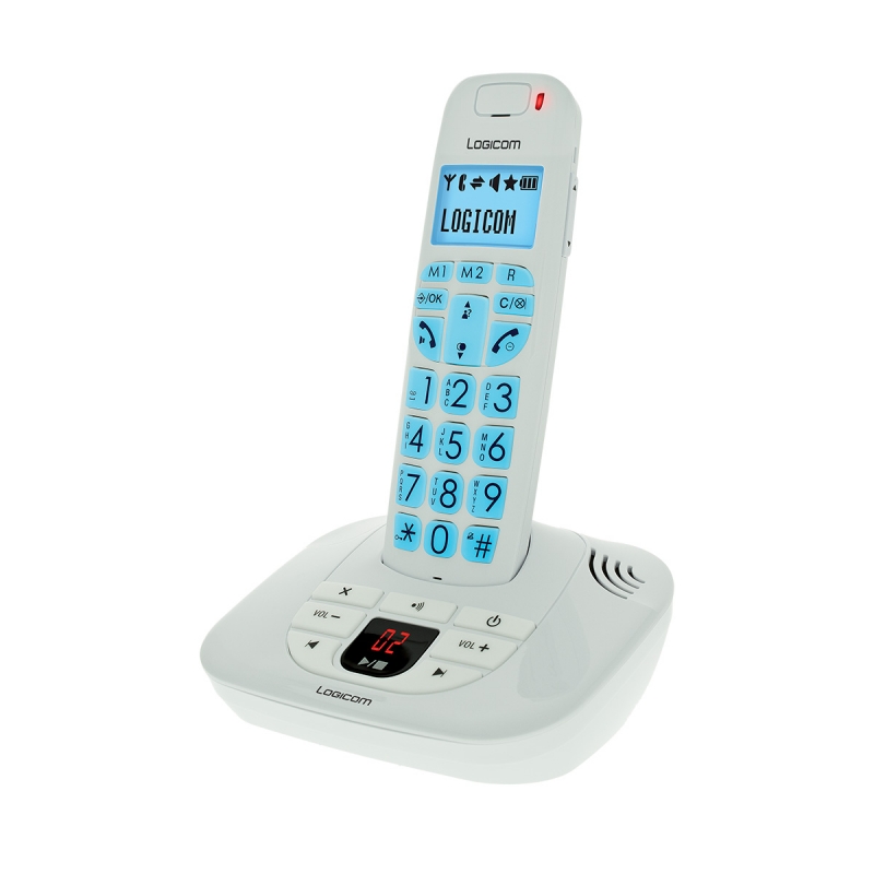 Téléphone Grandes Touches Avec Répondeur Dect - Confort 155T - Produits Téléphonie  Senior - LOGICOM