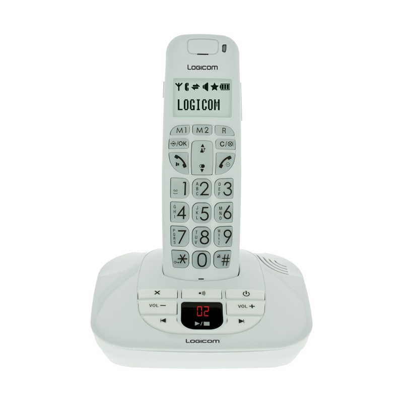 Téléphone Grandes Touches Avec Répondeur Dect - Confort 155T - Produits  Téléphonie Senior - LOGICOM