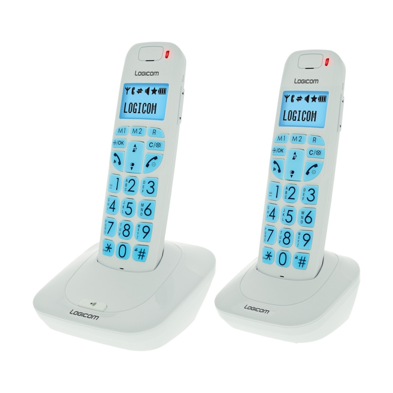 Téléphone Fixe Logicom Aura 250 Sans Fil - Fonction mains libres