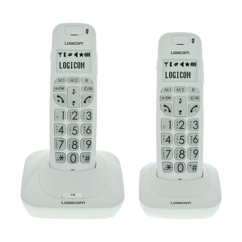 Téléphonie - Téléphone Grandes Touches + Combiné Dect - Confort 250 -  Produits Téléphonie Senior Logicom