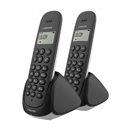 Logicom Manta 255t Duo Combiné Téléphone Fixe Compatible Box