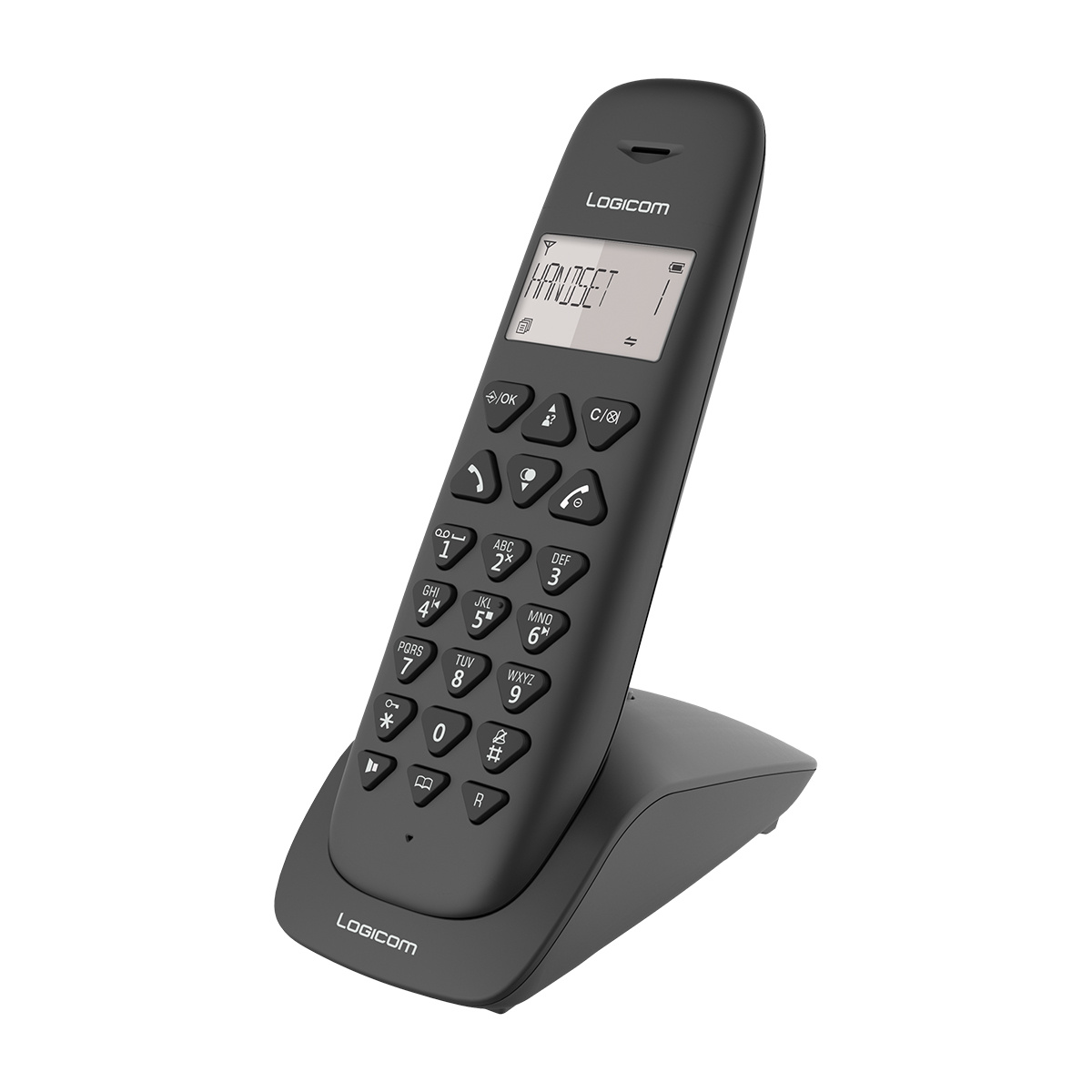 Téléphone DECT sans fil avec haut parleur - Fonction mains libres:  haut-parleur sur le combiné - Fonction de blocage d'appel - Ecra…