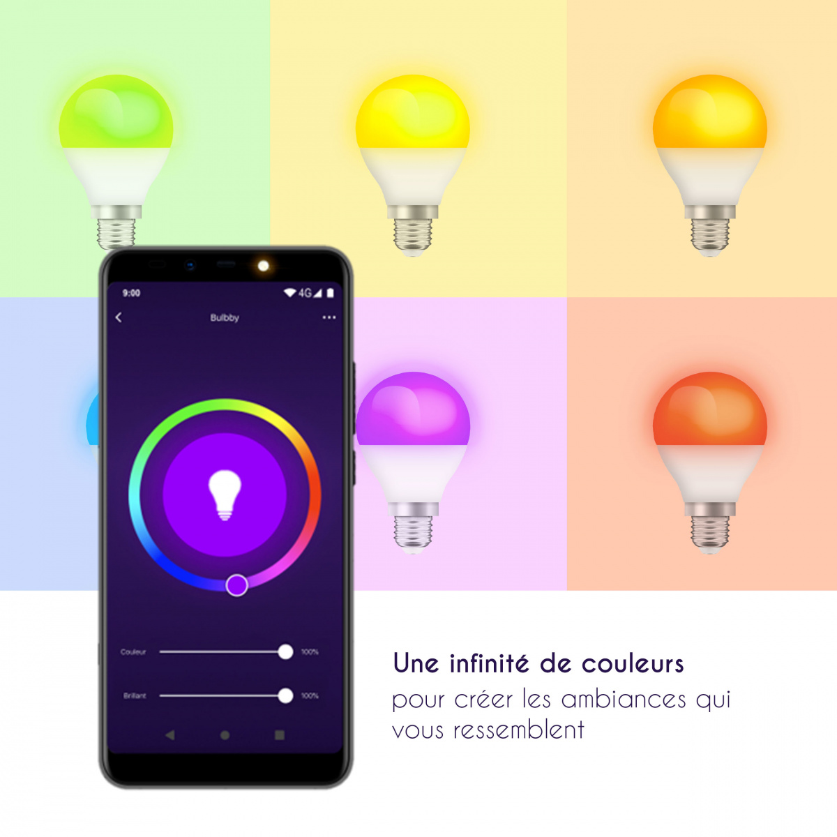 Logicom Home  Ampoule connectée intelligente Bulbby