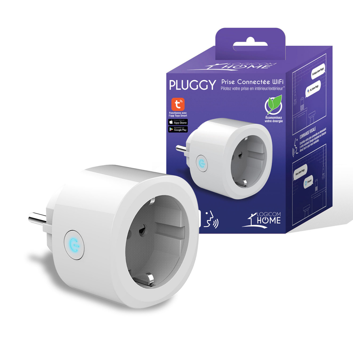 Logicom Home  Prise connectée intelligente Pluggy