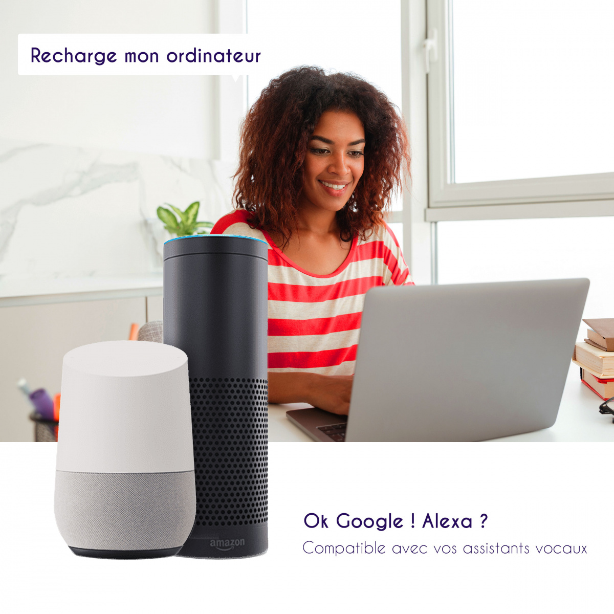 Logicom Home  Multiprise connectée intelligente Strippy