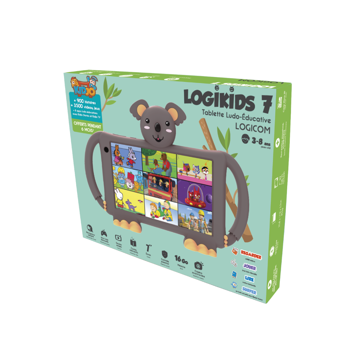 Logicom  Tablette avec contenu pour enfants Logikids 6