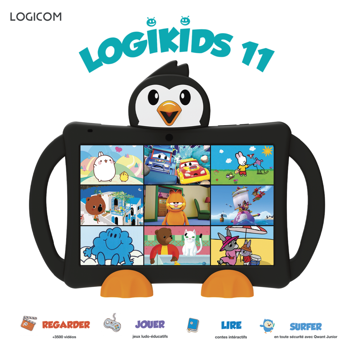 Logicom  Tablette avec contenu pour enfants Logikids 11
