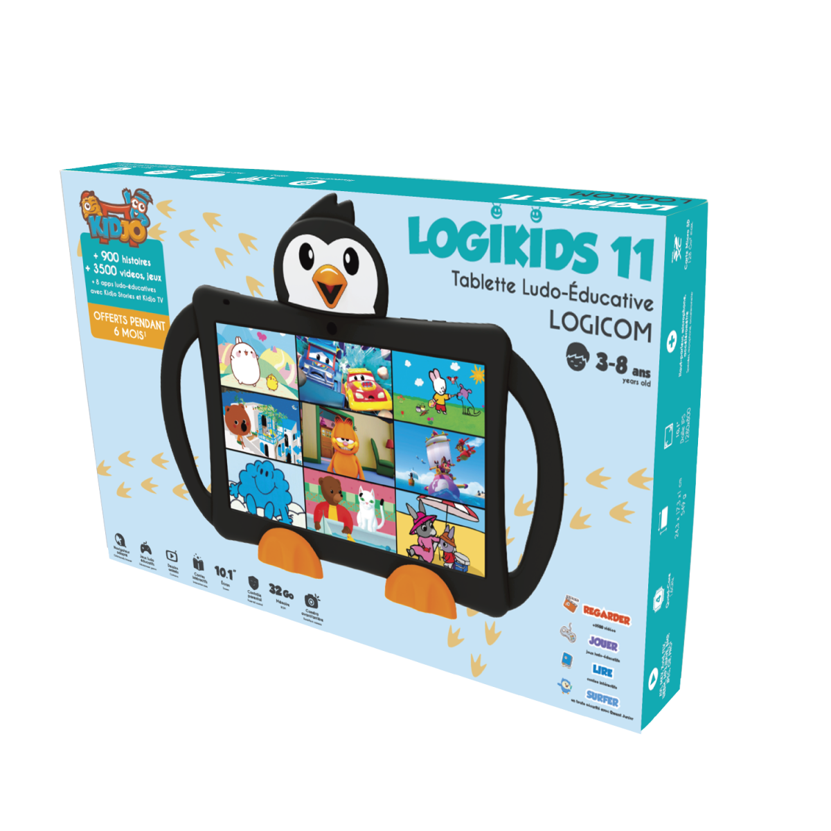 Logicom  Tablette avec contenu pour enfants Logikids 11