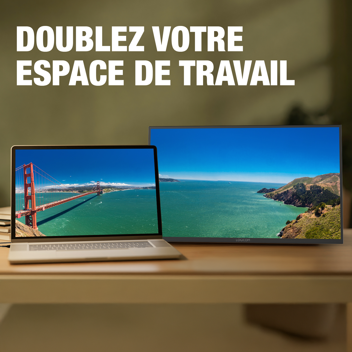 Nomad XL branché à un PC portable